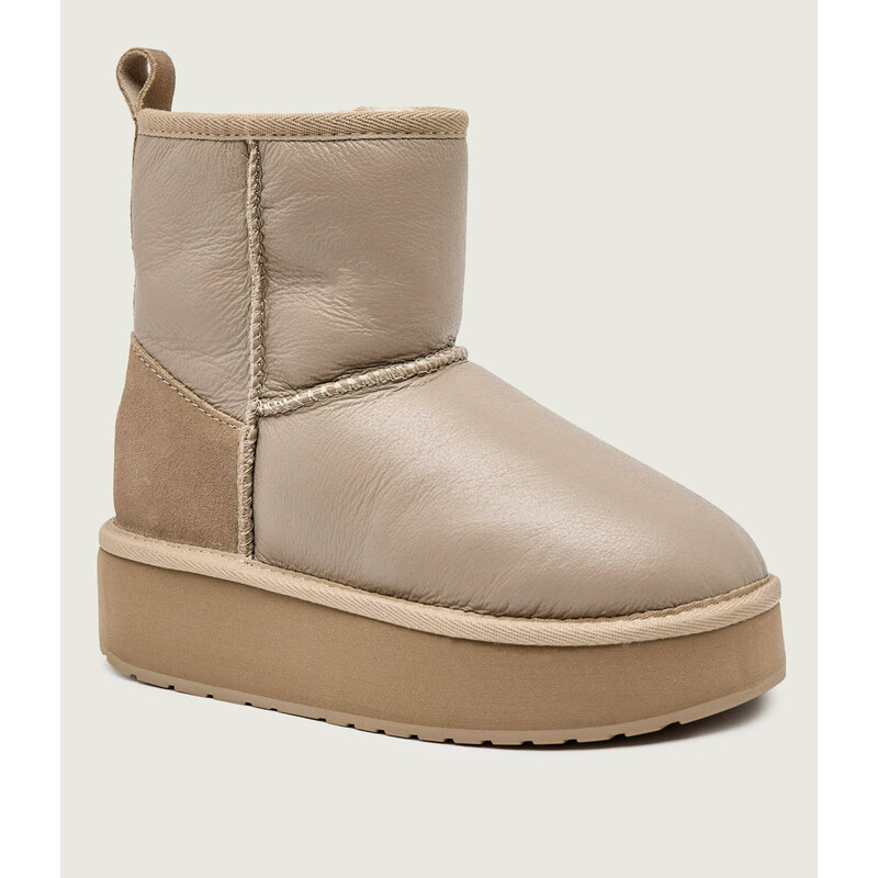 EMU Australia Sněhule Stinger Mini Flatform Leather | kůže 109278064