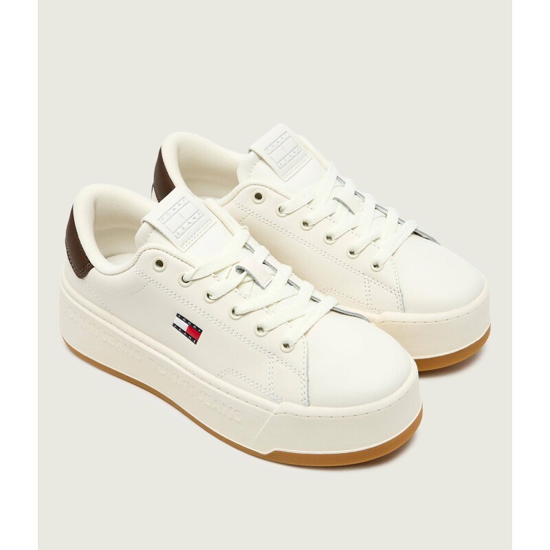 Tommy Jeans Kožené tenisky