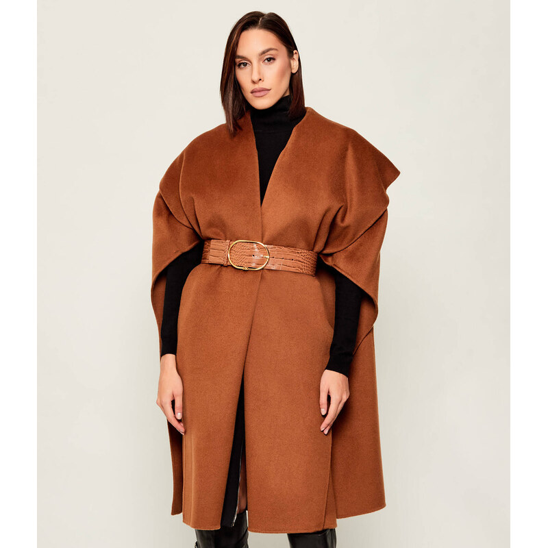 Elisabetta Franchi Vlněné pončo | Oversize fit