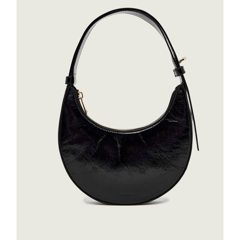 Furla Kožené hobo kabelka FURLA DELIZIA MINI