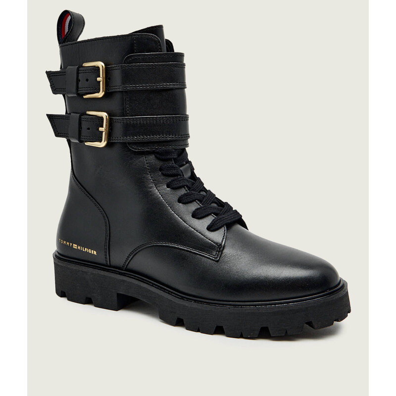 Tommy Hilfiger Kožené kotníkové boty 109123049