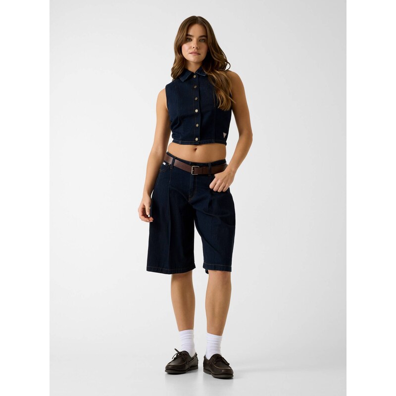 Guess Jeans Džínová vesta | Cropped Fit
