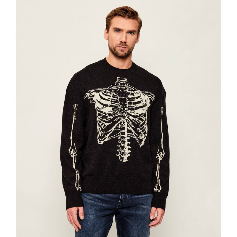 AllSaints Vlněný svetr SKELLI | Oversize fit