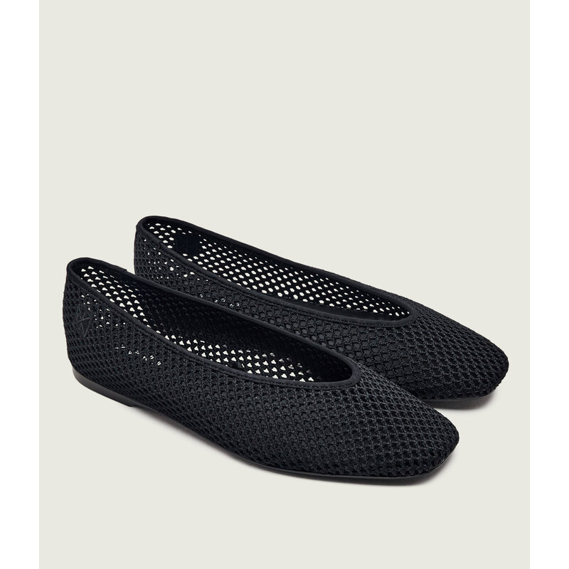 Calvin Klein Baleríny s přídavkem kůže