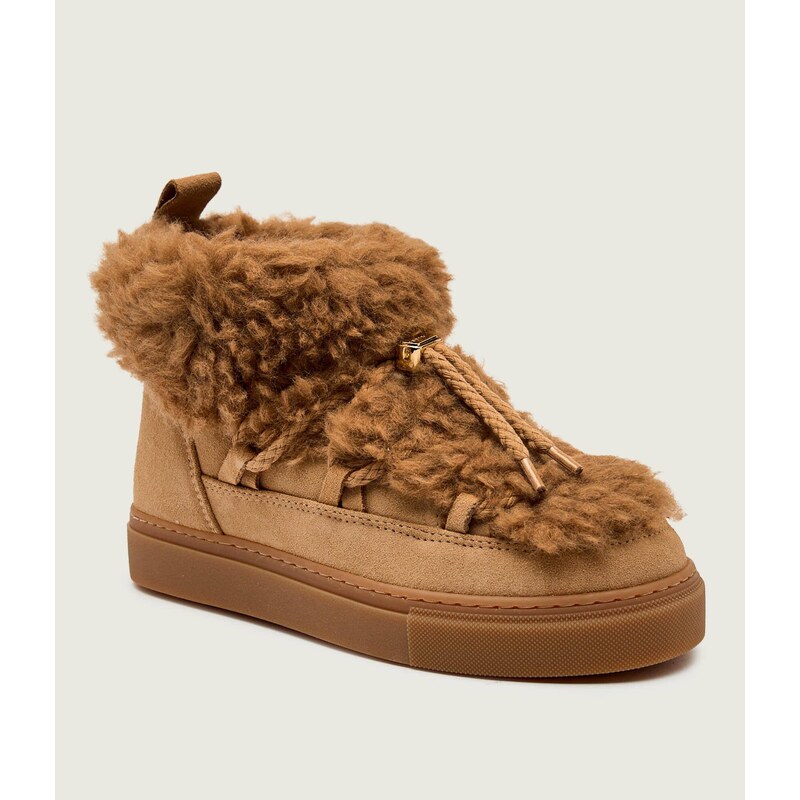 INUIKII Sněhule TEDDY LOW | shearling | zamsz