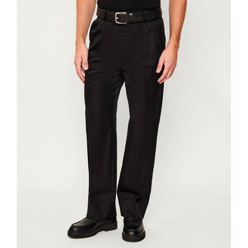 AllSaints Kalhoty TALLIS | Straight fit | s příměsí vlny