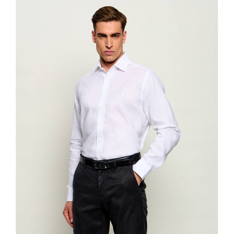 Karl Lagerfeld Lněná košile | Modern fit