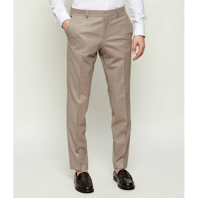 BOSS BLACK Vlněný oblek H-Houston-2pcs-261 | Slim Fit