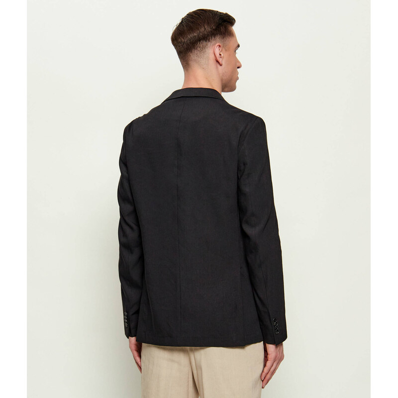 BOSS BLACK Lněná sako P-Hanry-WG-262 | Slim Fit