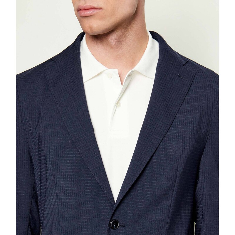BOSS BLACK Vlněná sako P-Hanry-WG-PK-262F | Slim Fit