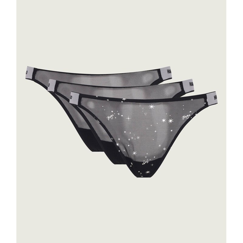 Hugo Bodywear Tanga 3-pack STARS 108990673