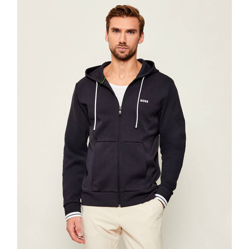 BOSS GREEN Mikina FZ Hoodie Zone | regular fit | stretch