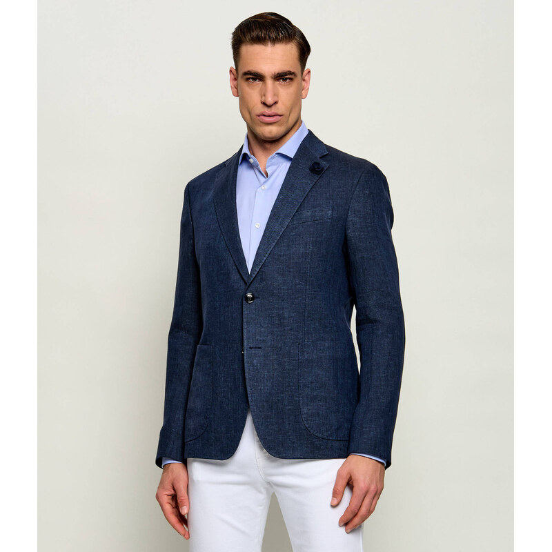 Joop! Lněná sako Hoverest | Slim Fit