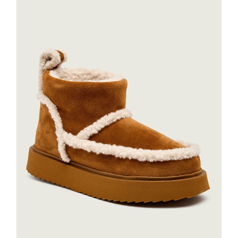 INUIKII Sněhule SHEARLING MICRO | semiš