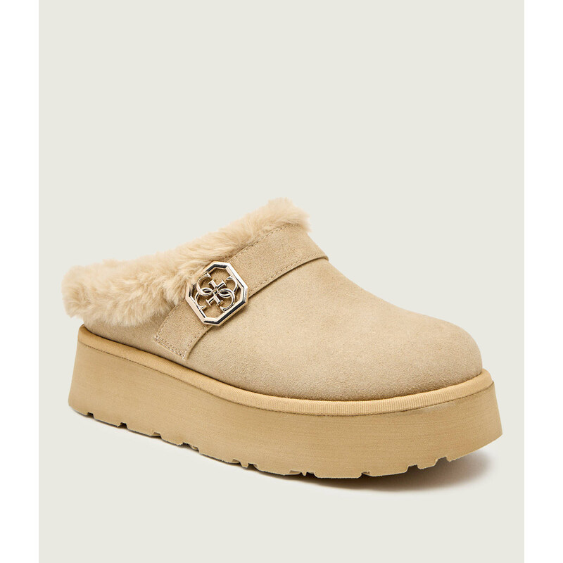 Guess Pantofle typu mules DOLMANA2 | shearling 108946386
