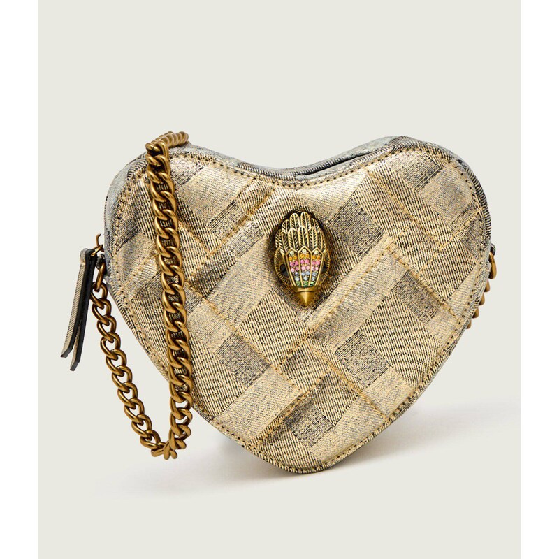 Kurt Geiger Džínová crossbody kabelka 690-KENSINGTON HEART