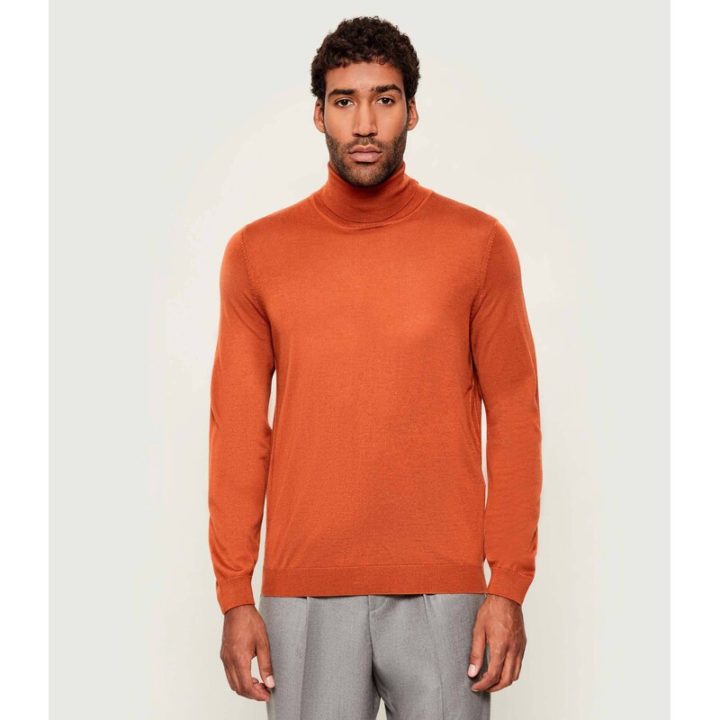 BOSS BLACK Vlněný rolák Musso-P | Slim Fit