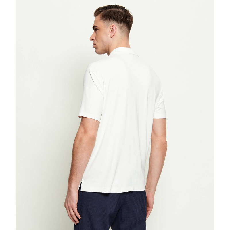 Emporio Armani Polokošile | Slim Fit |s příměsí hedvábí