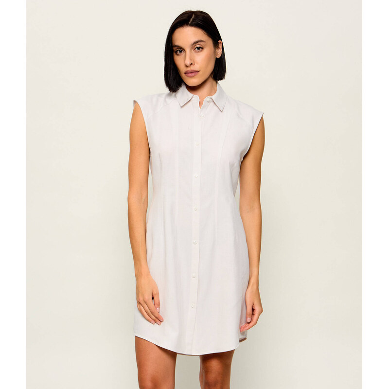 Calvin Klein Šaty přidáním lnu 115145659