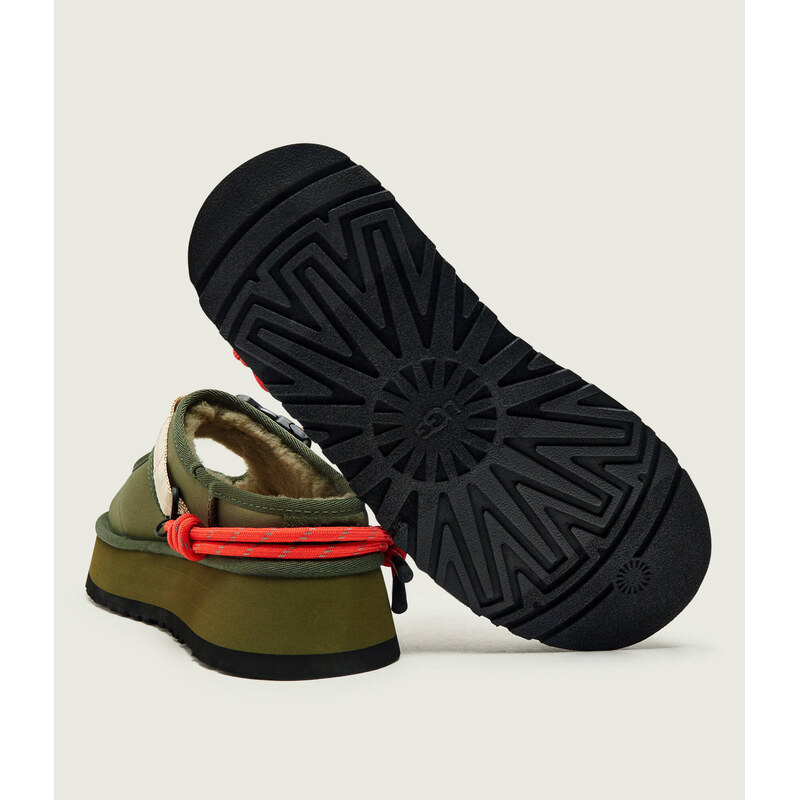 UGG Ohřívá pantofle typu mules BEA MARY JANE WILDWOOD | s příměsí vlny | CORDURA