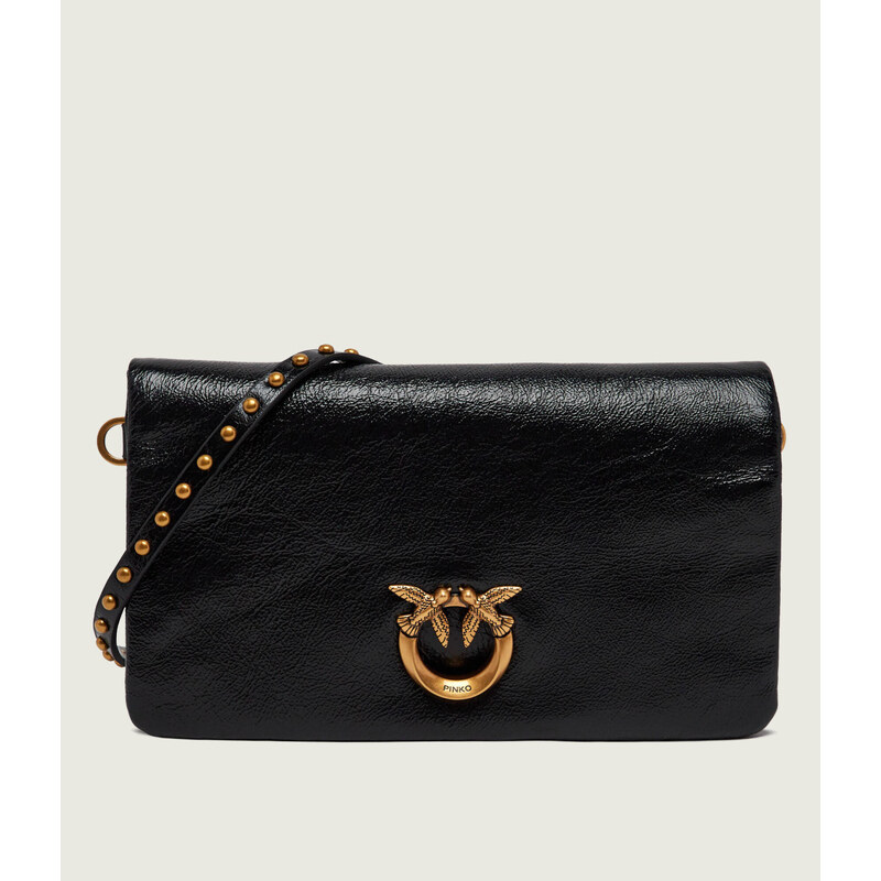 Pinko Kožená psaníčko CLICK SOFT HORIZONTAL MINI