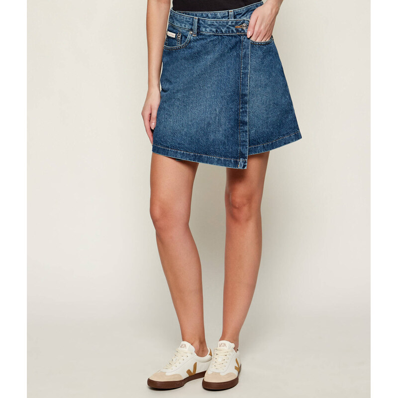 Calvin Klein Jeans Džínová sukně COLD SPRIN