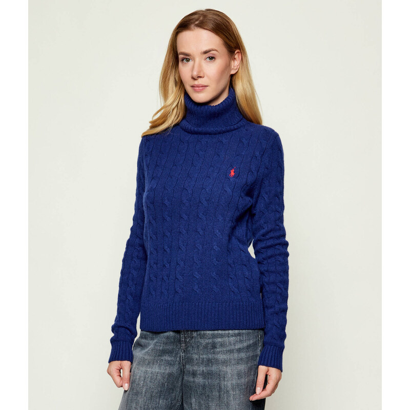 POLO RALPH LAUREN Vlněný rolák | regular fit | s příměsí kašmíru