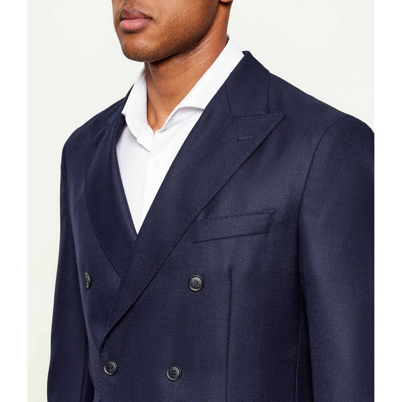 BOSS BLACK Vlněná sako C-Hanry-DB-262 | Slim Fit