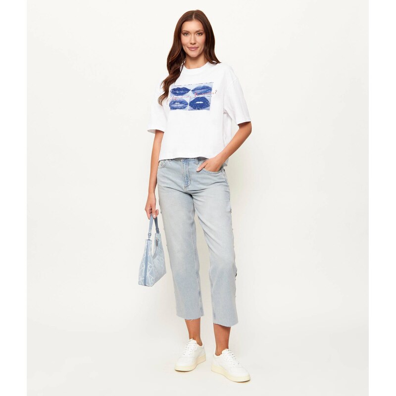 GUESS Tričko FRENCH LIPS | Loose fit