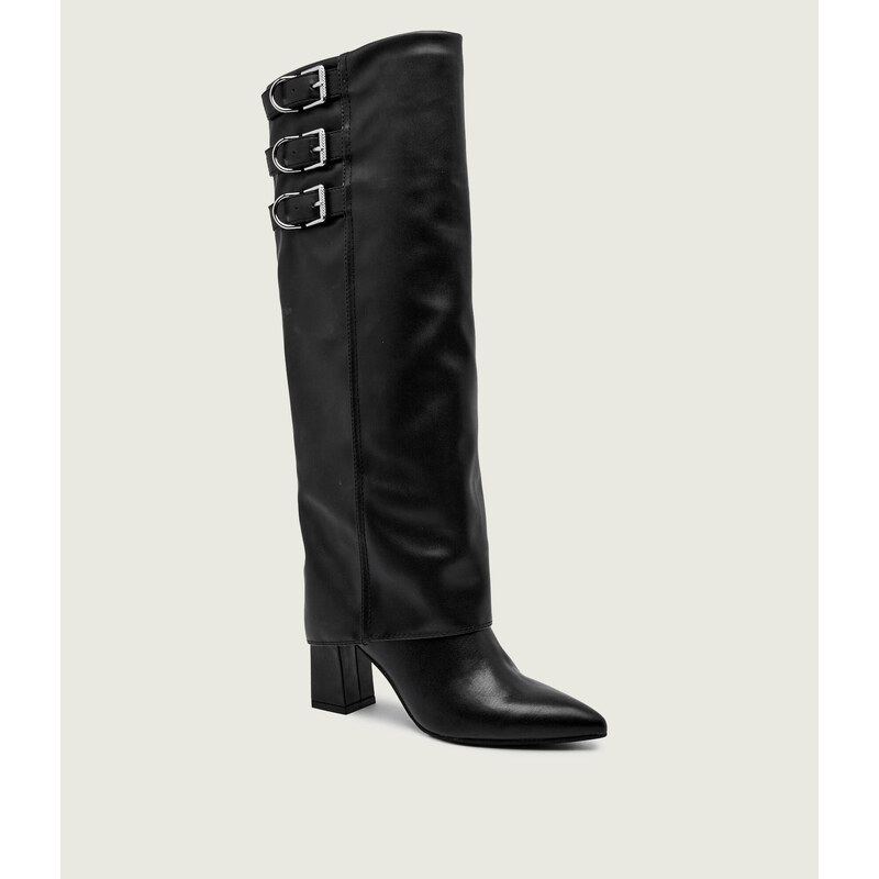 Guess Kozačky na vysokém podpatku GARICA s přídavkem kůže 108753768