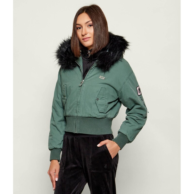 Juicy Couture Bunda bomber Twill | Cropped Fit