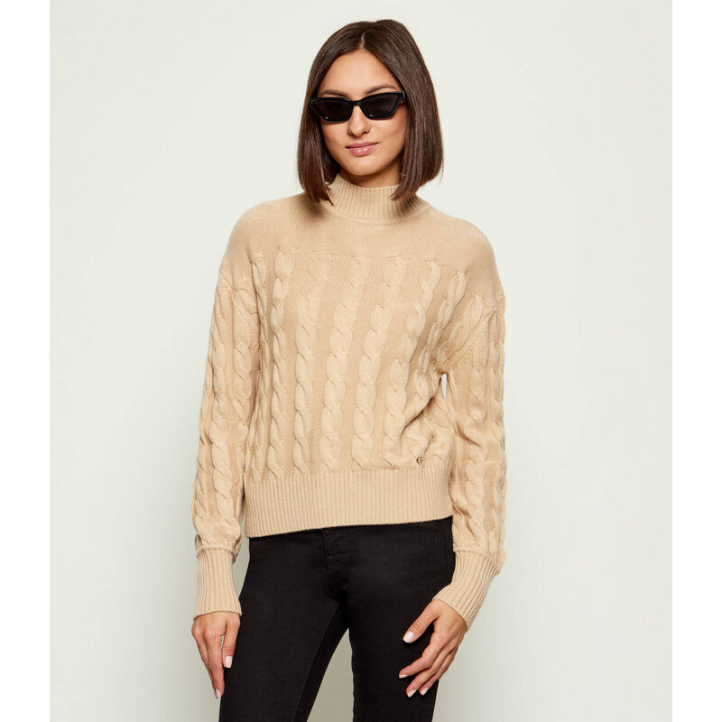 GUESS Polorolák ELSA | regular fit | s příměsí vlny 108737492