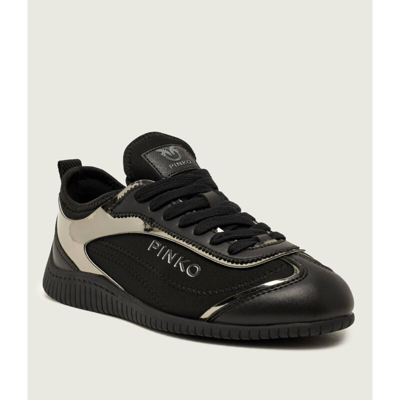 Pinko Tenisky REBY 08 s přídavkem kůže 108744220