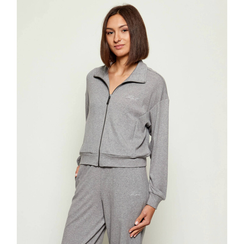 Karl Lagerfeld Mikina Signature Lurex | regular fit