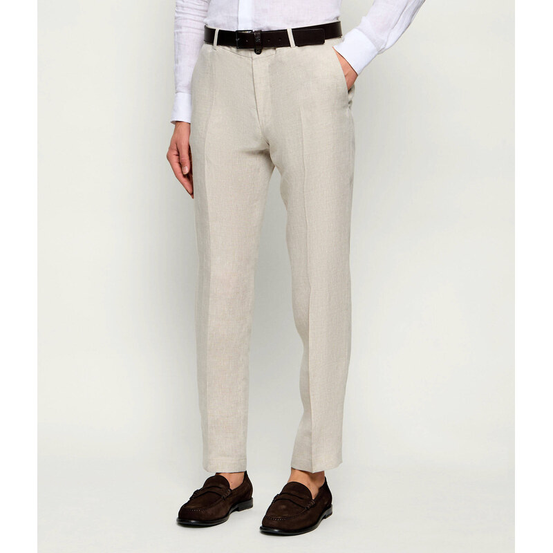 Joop! Lněné kalhoty chino Hank | Slim Fit