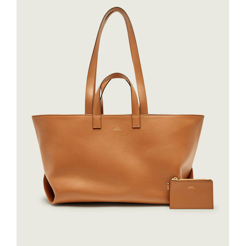 A.P.C. Kožená kabelka shopper + váček Le Drummer 115121581