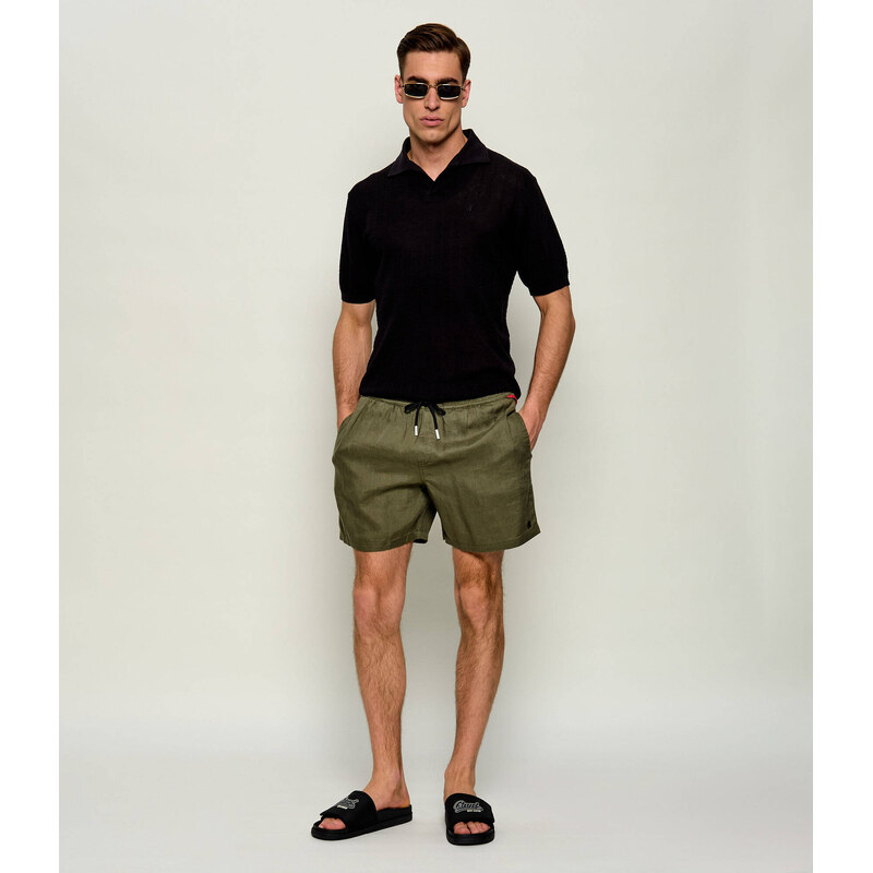 Replay Polokošile | regular fit přidáním lnu