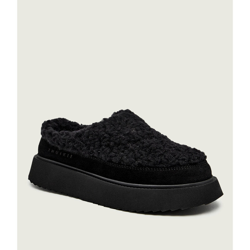 INUIKII Sněhule CURLY MICRO | shearling s přídavkem kůže 108704557