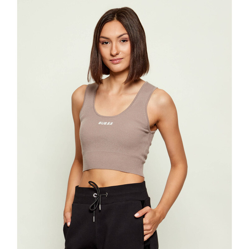 GUESS ACTIVE Top FLAMINIA | Cropped Fit | s příměsí vlny 108704461