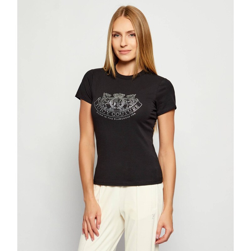 Juicy Couture Tričko DOG CREST HILTON | Slim Fit