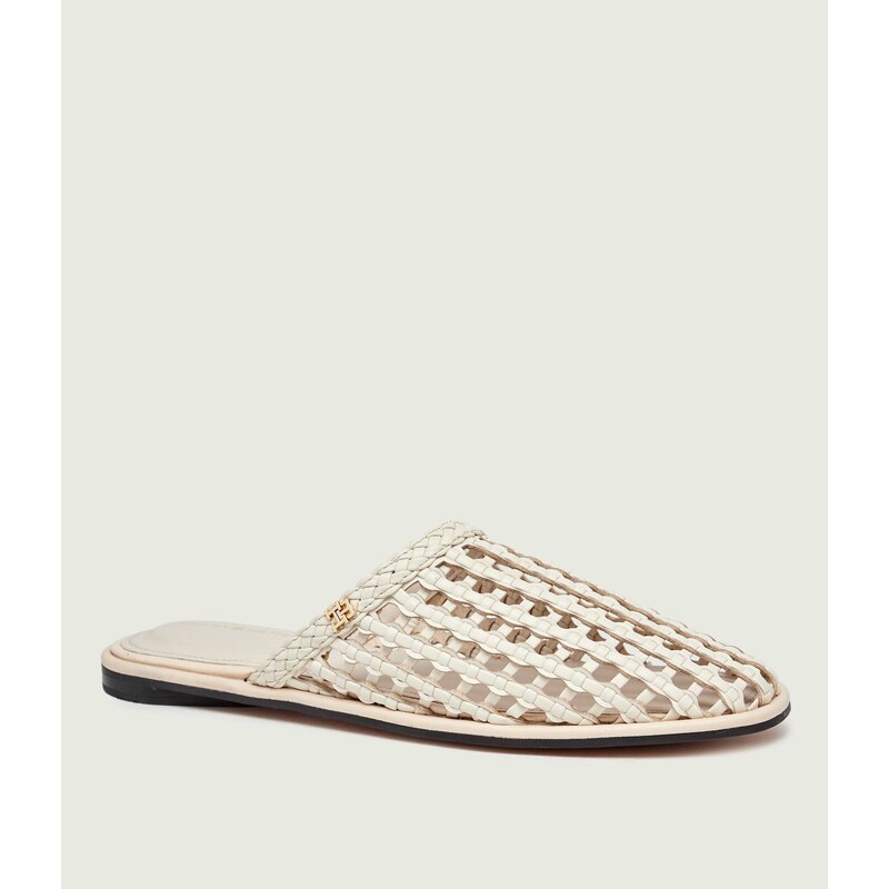 Tommy Hilfiger Pantofle typu mules s přídavkem kůže