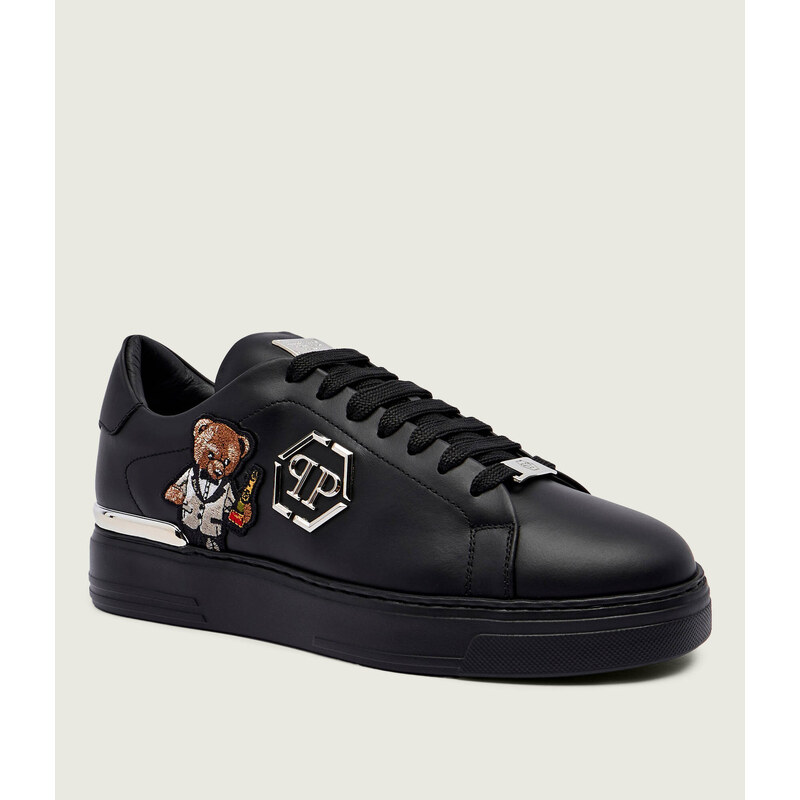 Philipp Plein Kožené tenisky Teddy Waiter