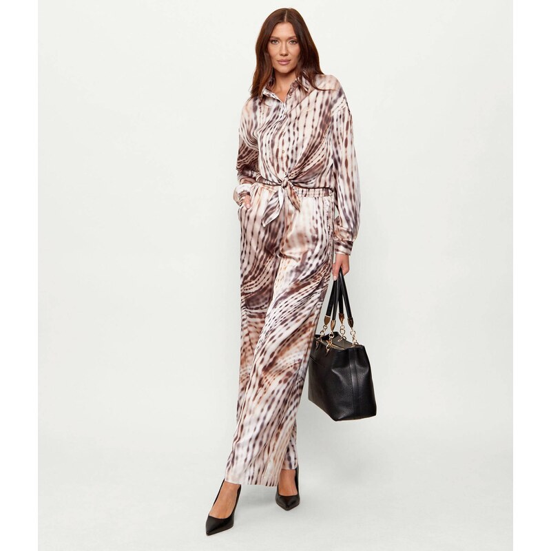 GUESS Saténová košile JUN | Cropped Fit