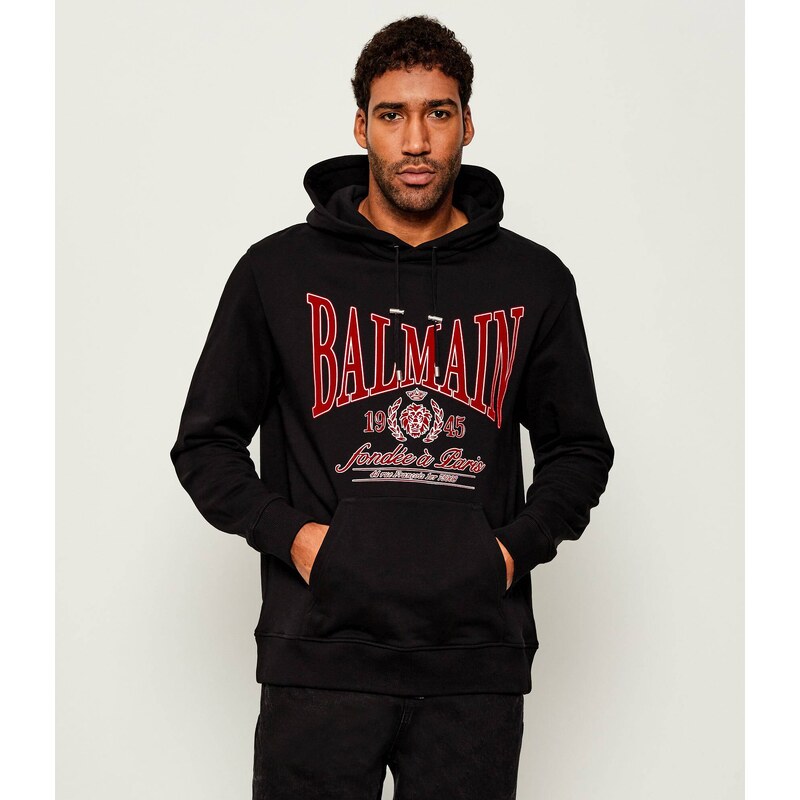 Černá mikina Balmain v regular fitu