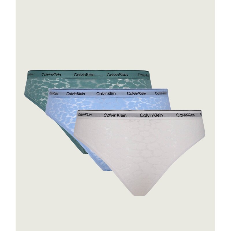 Calvin Klein Underwear Krajkové kalhotky brazilky 3-pack 108550627