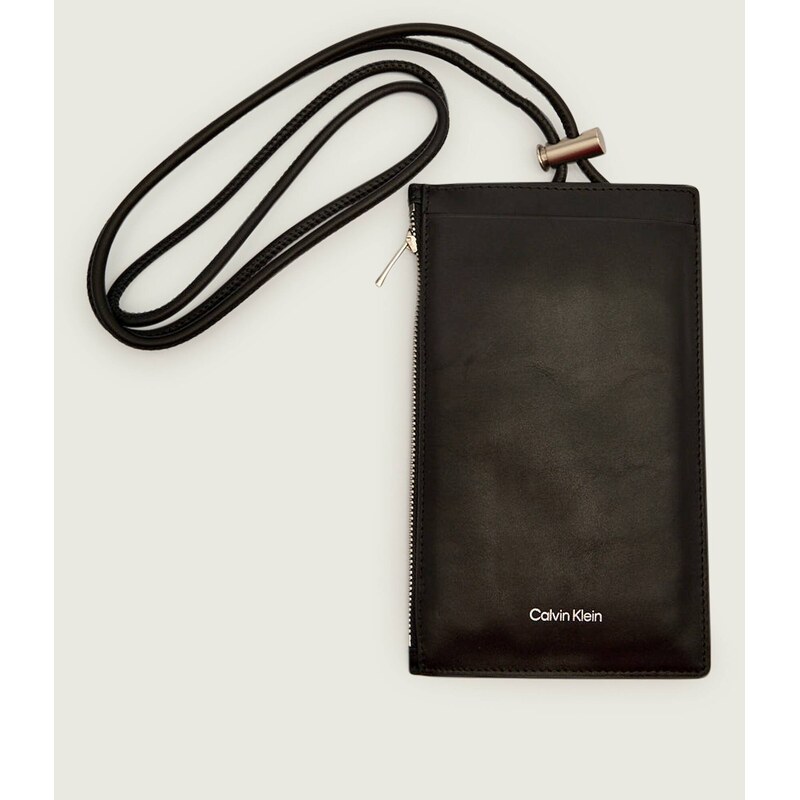 Calvin Klein Kůžoná telefonní taška 8