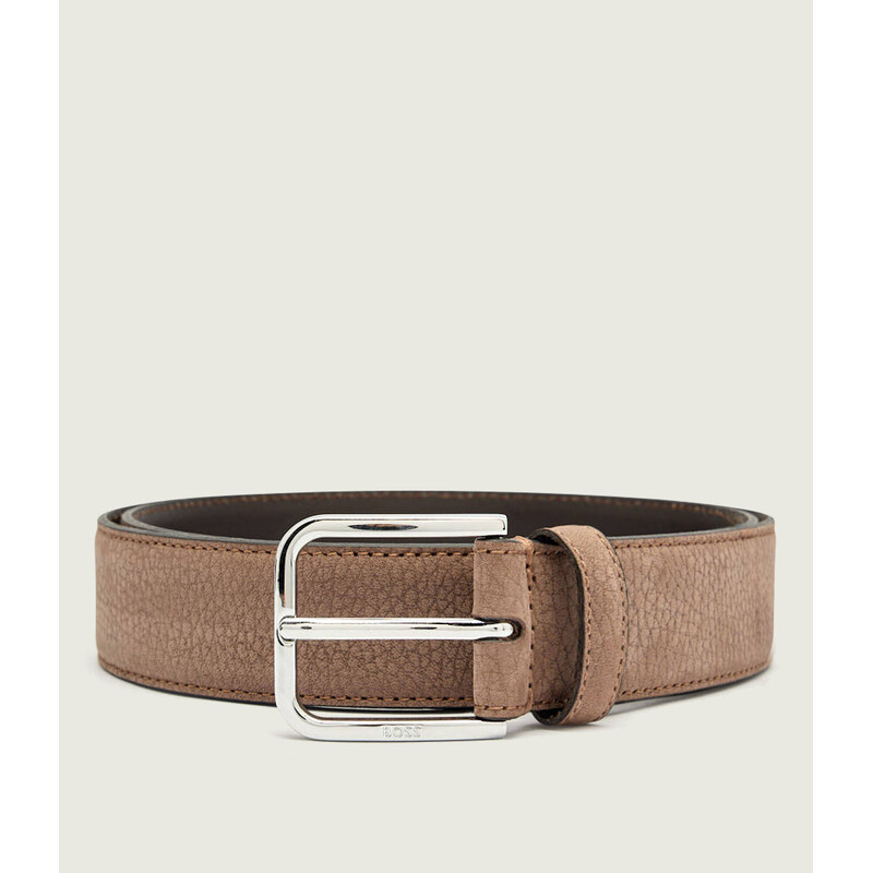 BOSS BLACK Kůžoný opasek Madison-B1_NbSt_Sz35