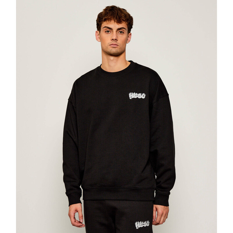 Hugo Blue Mikina Nyrocrew | Relaxed fit