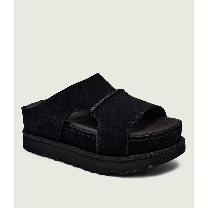 UGG Pantofle GOLDENSTAR HI CUTOUT | semiš 115081249