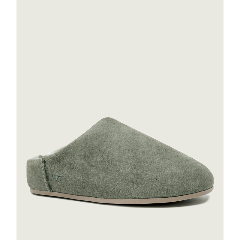 UGG Pantofle typu mules ELEA | s příměsí vlny | semiš 108489837